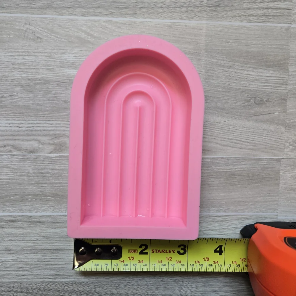 Modern Arch Rainbow Candle Mold Silicone Abstract Art Home Decor DIY Supply